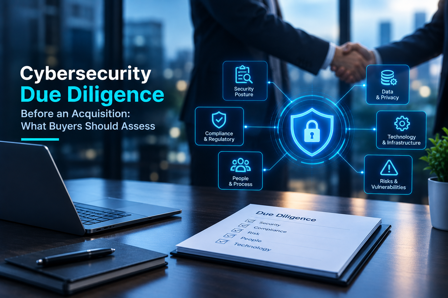 Cybersecurity due diligence acquisition buyers checklist