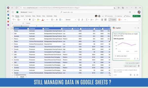 Still managing data in Google Sheets