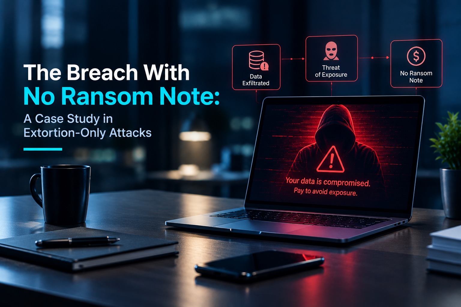 Extortion only attacks case study ransomware without encryption